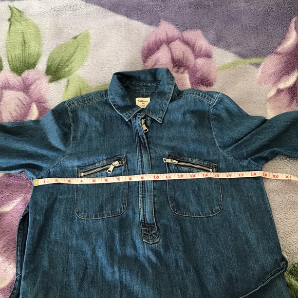 Gap Denim Utility Shirtdress Style:838544-00 - Picture 11 of 13